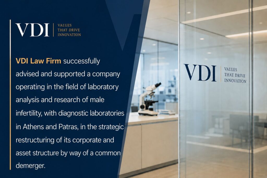 VDI Law Firm successfully advised and supported a medical company